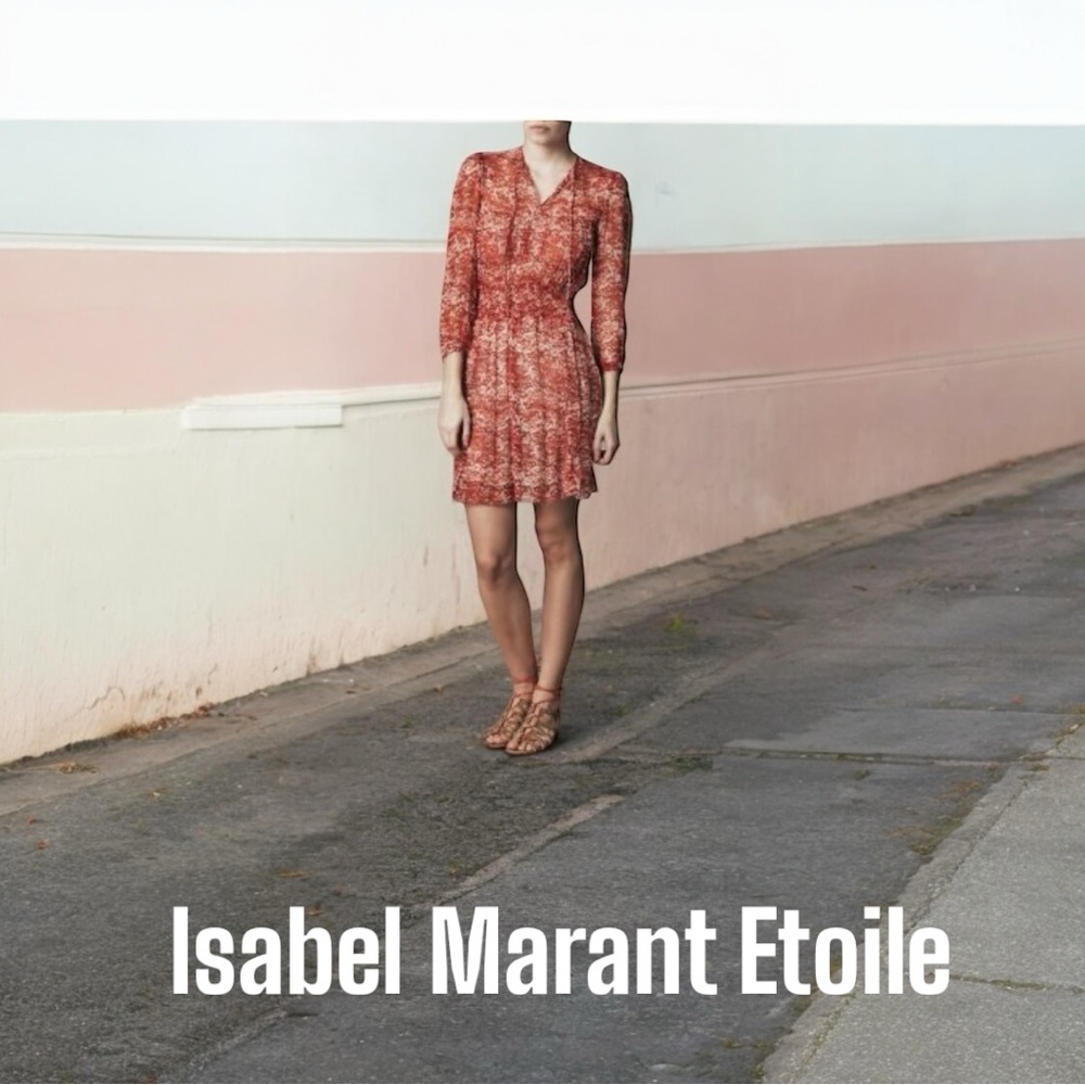 ISABEL MARANT ETOILE Silk Chiffon dress sz M